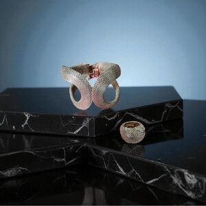 Super cute bracelet and and matching ring